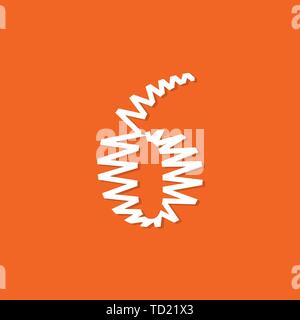 Logo number vector. Abstract logo number Stock Vector