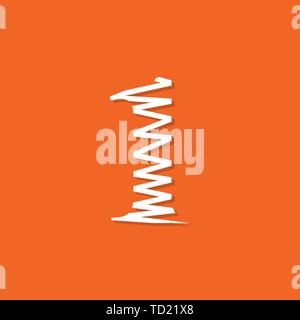 Logo number vector. Abstract logo number Stock Vector