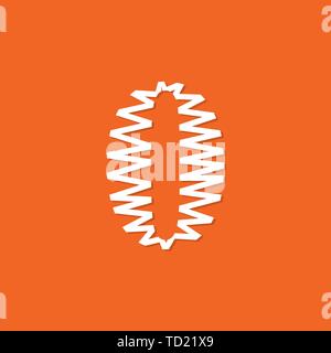 Logo number vector. Abstract logo number Stock Vector