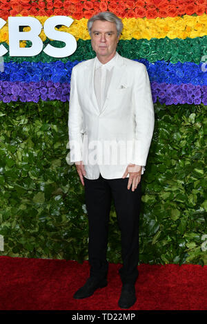 73rd Annual Tony Awards, Arrivals, Radio City Music Hall, New York, USA - 09 Jun 2019 - David Bryne Stock Photo