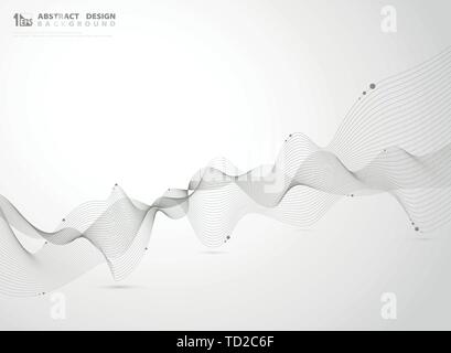 Abstract gold color lines wavy pattern element design of element background. You can use for ad, poster, artwork, template design, element Stock Vector