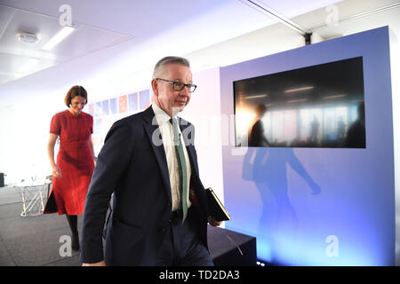 Environment Secretary Michael Gove at The Times CEO Summit at The News Building in London Bridge, London. Stock Photo