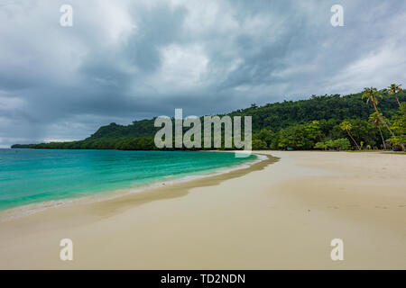 Famous Champagne Beach, Vanuatu, Espiritu Santo island, near Luganville,  South Pacific Stock Photo