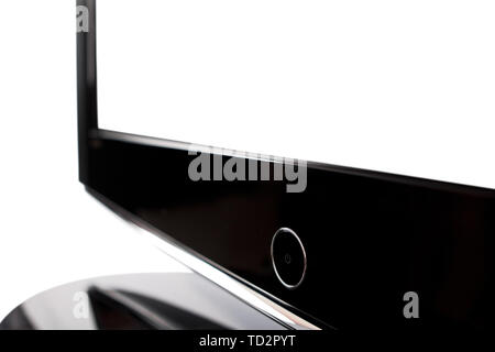 A modern LCD television TV. Stock Photo