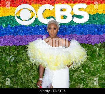 New York, United States. 09th June, 2019. Cynthia Erivo attends the 73rd annual Tony Awards at Radio City Music Hall Credit: Lev Radin/Pacific Press/Alamy Live News Stock Photo