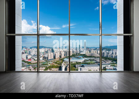 Shenzhen Urban Architecture and Indoor Space Stock Photo