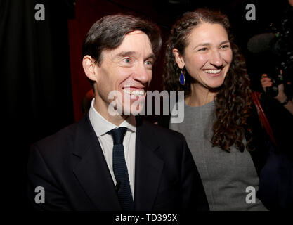 Rory Stewart and his wife Shoshana at the launch of his campaign to