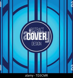 Abstract creative concept layout template. Trendy cover, card, flyer, poster, brochure, banner design. Modern abstract cover from different geometric. Stock Vector