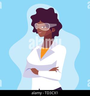 Woman engineer design, Worker profession industry construction technology and occupation theme Vector illustration Stock Vector