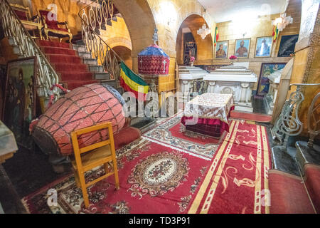 Royal tombs and artifacts within the Beata Maryam Church, resting place ...