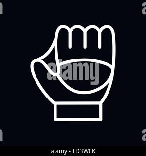 Simple modern set of baseball icons. Premium symbol collection. Vector illustration. Simple flat sign Stock Vector