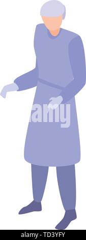Hospital surgical doctor icon, isometric style Stock Vector