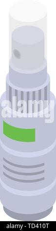 Medical spray icon, isometric style Stock Vector