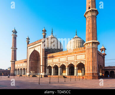 Early morning in Jama Masjid, Old Delhi, India, Asia Stock Photo