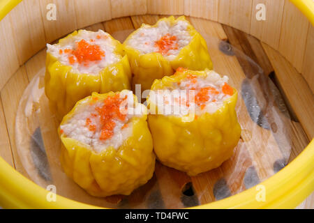 Fresh shrimp roast wheat Stock Photo