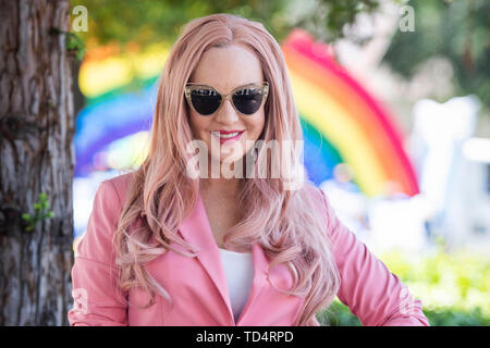 Wendi McLendon attends LA Pride Parade on June 9, 2019 in West Hollywood, California.(Photo by Chris Tuite/imageSPACE/MediaPunch) Stock Photo