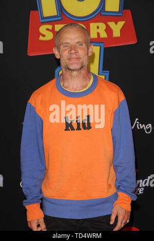 Los Angeles, USA. 11th June, 2019. Flea (Red Hot Chili Peppers) at Disney/Pixar's 'Toy Story 4' World Premiere held at El Capitan Theatre, Hollywood, CA, June 11, 2019. Photo Credit: Joseph Martinez/PictureLux Credit: PictureLux/The Hollywood Archive/Alamy Live News Stock Photo