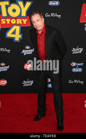 Hollywood, Ca. 11th June, 2019. Tim Allen, at The Premiere Of Disney And Pixar's 'Toy Story 4' at El Capitan theatre in Hollywood, California on June 11, 2019. Credit: Faye Sadou/Media Punch/Alamy Live News Stock Photo