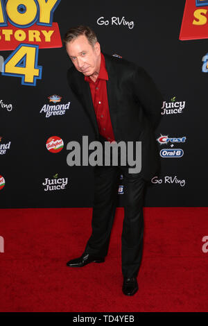 Hollywood, Ca. 11th June, 2019. Tim Allen, at The Premiere Of Disney And Pixar's 'Toy Story 4' at El Capitan theatre in Hollywood, California on June 11, 2019. Credit: Faye Sadou/Media Punch/Alamy Live News Stock Photo