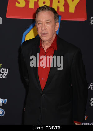 Los Angeles, USA. 11th June, 2019. Tim Allen arrives at the premiere of Disney and Pixar's 'Toy Story 4' on June 11, 2019 in Los Angeles, California. Credit: Tsuni/USA/Alamy Live News Stock Photo