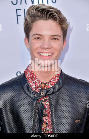 Connor Finnerty at the premiere of the movie 'Saving Flora' at the ...