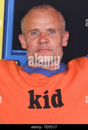 Hollywood, USA. 11th June, 2019. HOLLYWOOD, LOS ANGELES, CALIFORNIA, USA - JUNE 11: Musician Flea arrives at the Los Angeles Premiere Of Disney And Pixar's 'Toy Story 4' held at the El Capitan Theatre on June 11, 2019 in Hollywood, Los Angeles, California, USA. (Photo by David Acosta/Image Press Agency) Credit: Image Press Agency/Alamy Live News Stock Photo