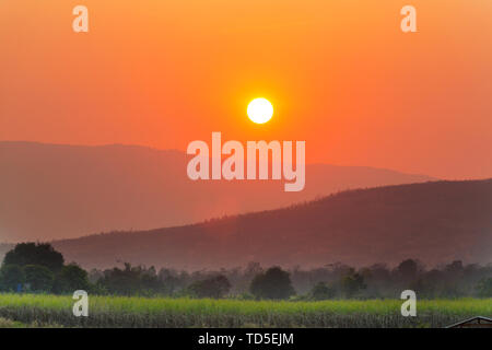 Rural landscapes in Northern Thailand Stock Photo