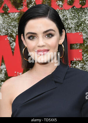 June 11, 2019 - West Hollywood, California, U.S. - 11 June 2019 - West Hollywood, California - Lucy Hale. 2019 InStyle Max Mara Women In Film Celebration held at Chateau Marmont. Photo Credit: Birdie Thompson/AdMedia (Credit Image: © Birdie Thompson/AdMedia via ZUMA Wire) Stock Photo