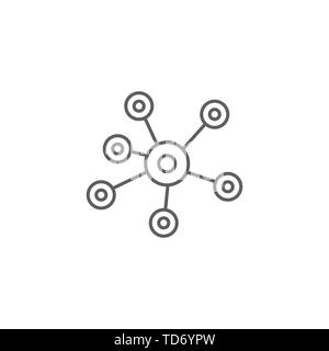 Social Media Related Vector Thin Line Icon. Isolated on White Background. Editable Stroke. Vector Illustration. Stock Vector