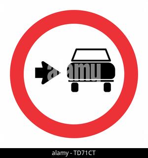 Cars keep right traffic sign isolated on white background Stock Vector