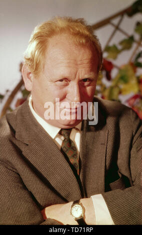 Gert Fröbe, deutscher Schauspieler, Deutschland 1960er Jahre. German actor Gert Froebe, Germany 1960s. Stock Photo