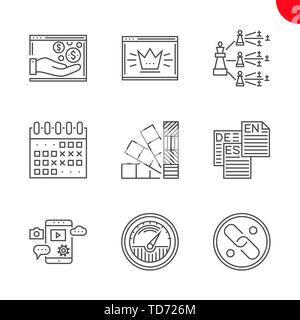 Seo and web opimization Stock Vector