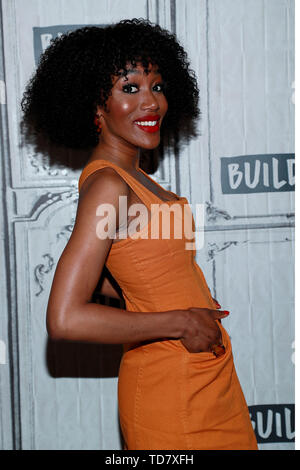 New York, USA. 13 June, 2019. Lauren E. Banks at the BUILD Speaker Series, discussing the Showtime Series 'City On A Hill' at BUILD Studio. Credit: Steve Mack/Alamy Live News Stock Photo