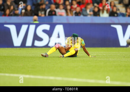 Paris, France. 13th June, 2019. Kgatlana of South Africa during match against China, game valid for Group B of the first phase of the Soccer World Cup of Women in the stadium Parc des Princes in Paris in France on Thursday, 13. (PHOTO: VANESSA CARVALHO/BRAZIL PHOTO PRESS) Credit: Brazil Photo Press/Alamy Live News Stock Photo