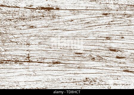 Abstract vector background for design use. Distressed overlay wooden texture - Vector. Stock Vector