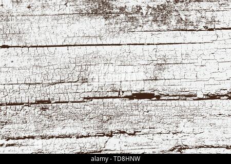 Abstract vector background for design use. Distressed overlay wooden texture - Vector. Stock Vector
