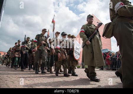 Reenactors of WWII Polish armed forces during Victory Parade in Gdansk, Poland. May 11th 2019 © Wojciech Strozyk / Alamy Stock Photo Stock Photo