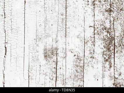 Abstract vector background for design use. Distressed overlay wooden texture - Vector. Stock Vector