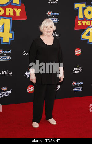 June 11, 2019 - Los Angeles, CA, USA - LOS ANGELES - JUN 11:  June Squibb at the ''Toy Story 4'' Premiere at the El Capitan Theater on June 11, 2019 in Los Angeles, CA (Credit Image: © Kay Blake/ZUMA Wire) Stock Photo