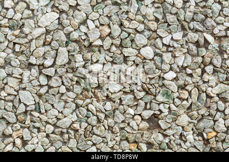 Fine gravel wall Stock Photo