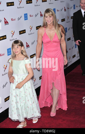 LOS ANGELES, CA. January 19, 2008: Terri Irwin & daughter Bindi Irwin at the G'Day USA Australia.com Black Tie Gala at the Hollywood & Highland Centre, Hollywood, CA. © 2008 Paul Smith / Featureflash Stock Photo