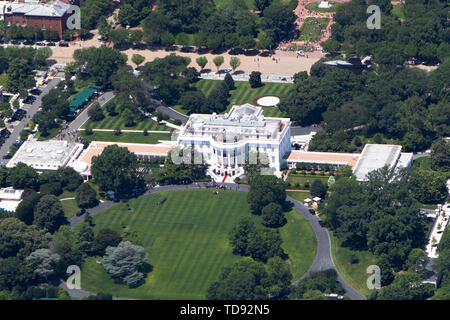 A Marine F-35B Lightning II from Marine Fighter Attack Training Squadron  501, Marine Corps Air Station, Beaufort, . flies over the White House on  June 12, 2019, to honor President Duda of the Republic of Poland. The  flyover showcases the F-35 Joint ...