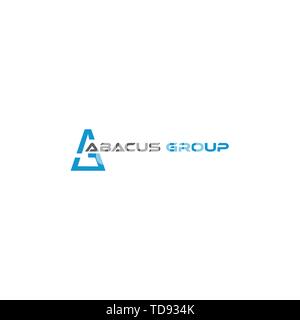Modern Simple Initial Logo Vector ag Stock Vector
