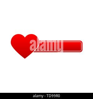 Health bar icon. Vector illustration. Video game Stock Vector