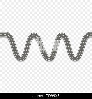 road way with shadow. vextor eps10. back Stock Vector