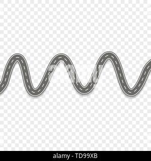 road way with shadow. vextor eps10. back Stock Vector