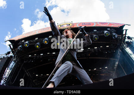 Landgraaf, Netherlands 8 june 2019 Cage The Elephant perform live at Pinkpop Festival 2019 © Roberto Finizio/ Alamy Stock Photo