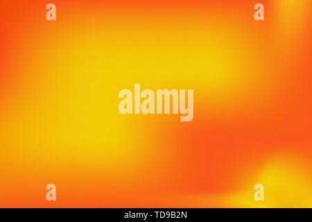 abstract orange yellow uneven color fields with color gradients, summery warm vector background Stock Vector