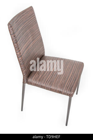 Brown chair isolated on white Stock Photo