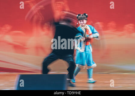 Cantonese Opera Performance Stock Photo